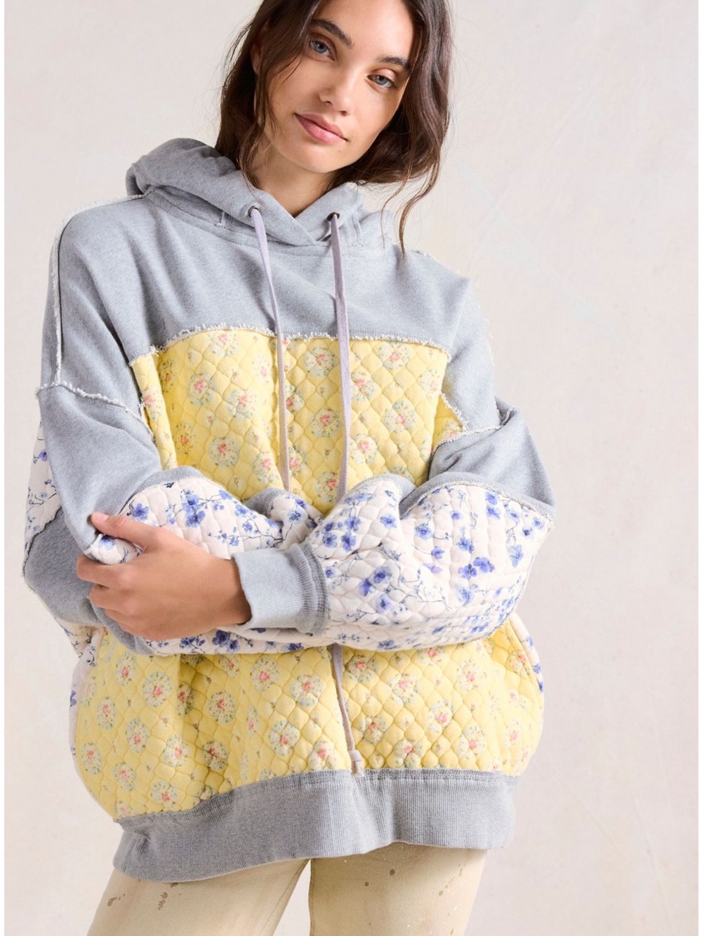 Free People We The Free Women’s Get Ditsy Hoodie $180.00 Size XS Never Worn